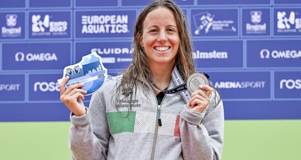 Ginevra-Taddeucci-5km-argento-europei-belgrado-italia-open-water